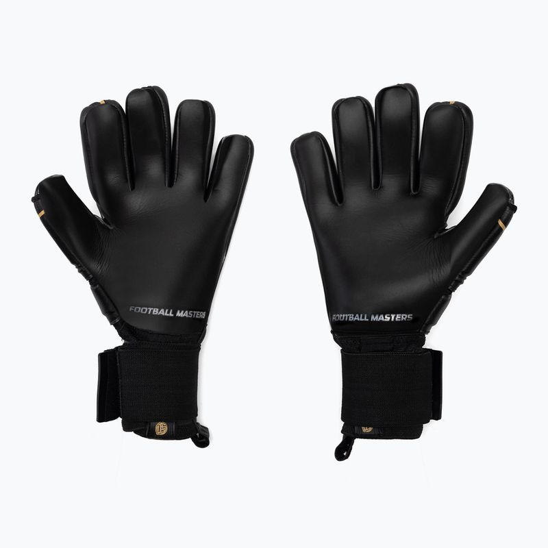 Football Masters Voltage Plus NC v 4.0 goalkeeping gloves black and gold 1169-4 2