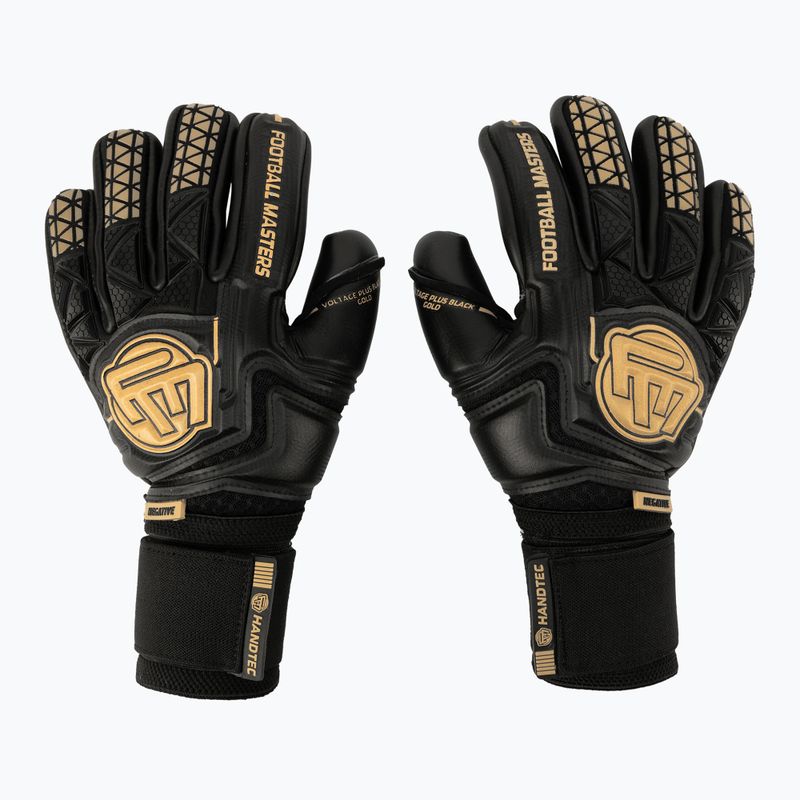 Football Masters Voltage Plus NC v 4.0 children's goalkeeping gloves black 1190-3