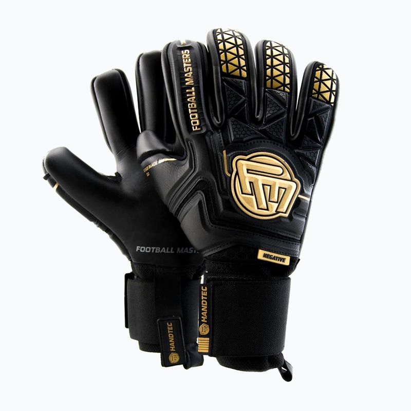 Football Masters Voltage Plus NC v 4.0 children's goalkeeping gloves black 1190-3 4