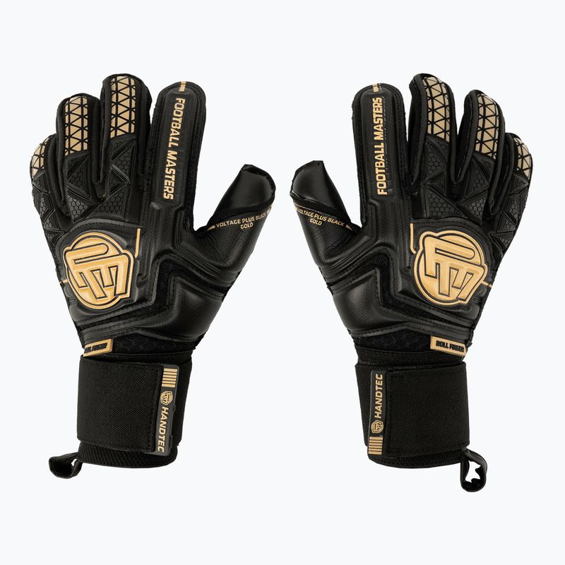 Football Masters Voltage Plus RF v 4.0 children's goalkeeping gloves black 1191-1