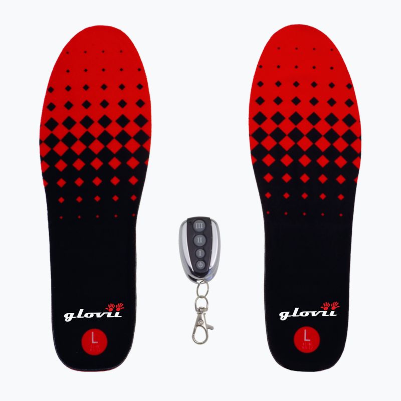 Glovii GW2 heated ski boot inserts with remote control black 3