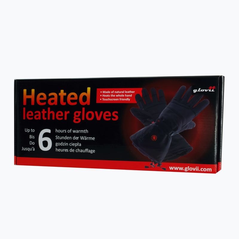Glovii GS5 heated ski gloves black 18
