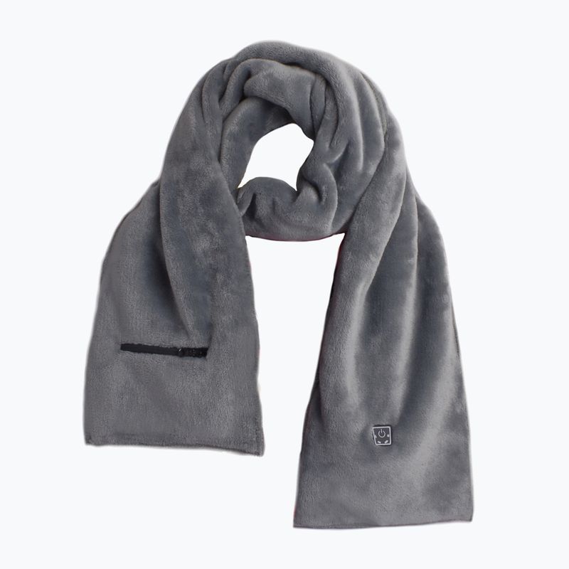 Glovii GA1G heated scarf grey 3