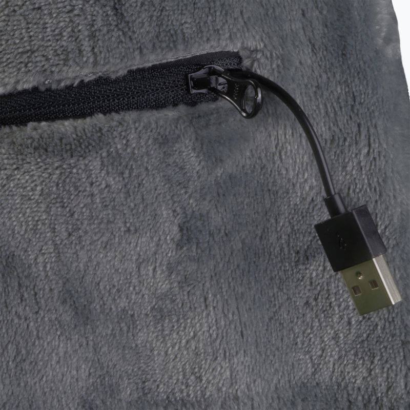 Glovii GA1G heated scarf grey 4