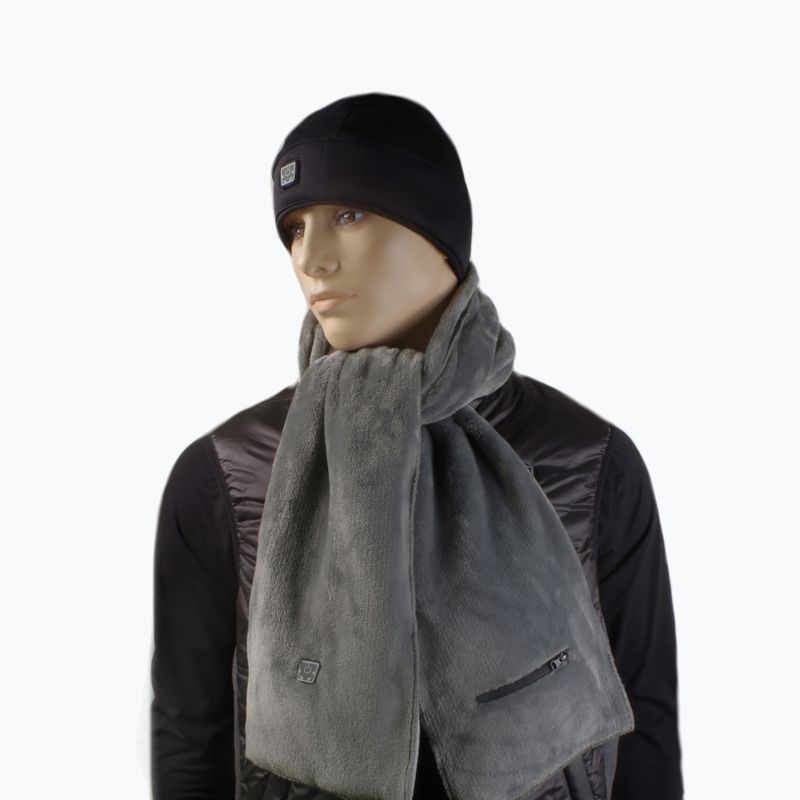 Glovii GA1G heated scarf grey 10