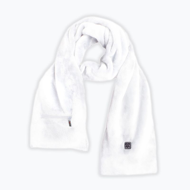 Glovii GA1W heated scarf white 3