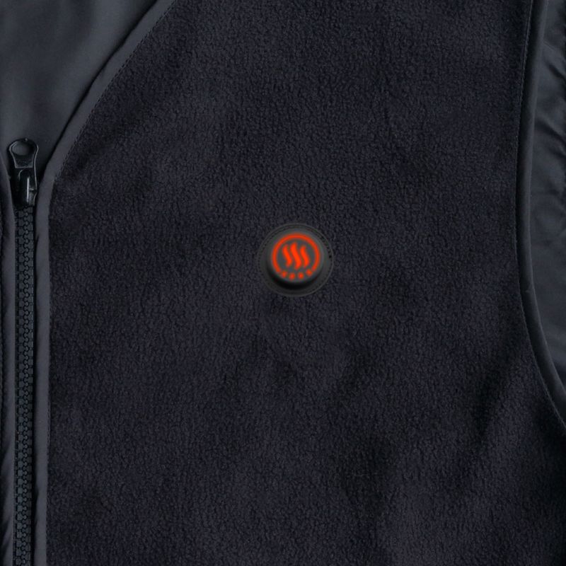 Glovii fleece heated vest GV1 black 9