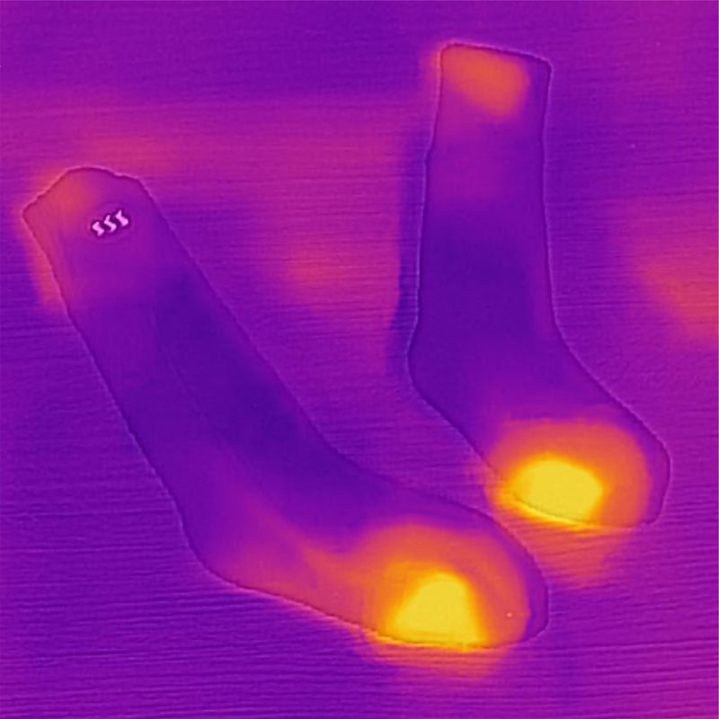 Glovii GQ2 heated socks with remote control black 12