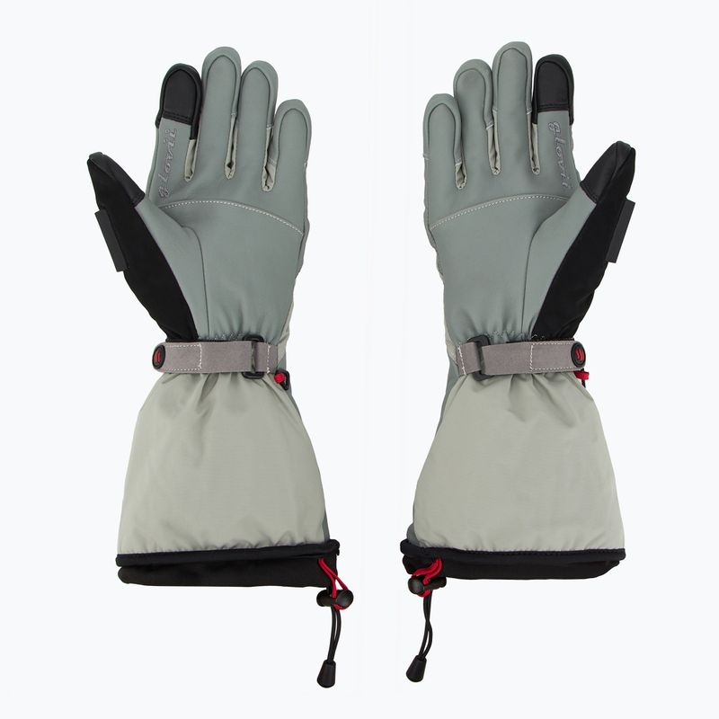 Glovii GS8 grey heated ski gloves 2