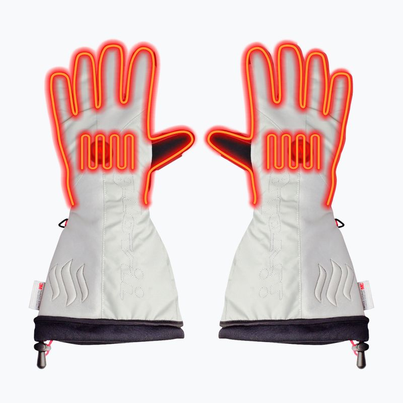 Glovii GS8 grey heated ski gloves 11