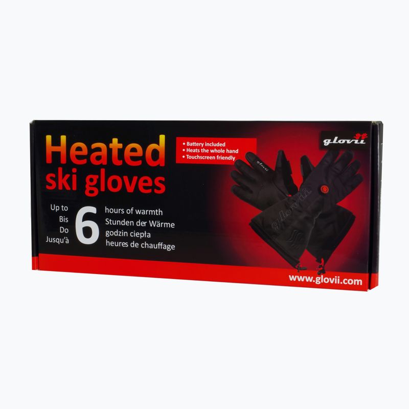 Glovii GS9 heated ski gloves black 15