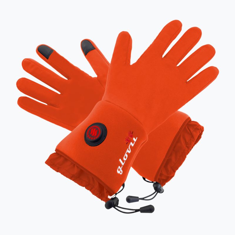 Glovii GLR heated gloves red 3