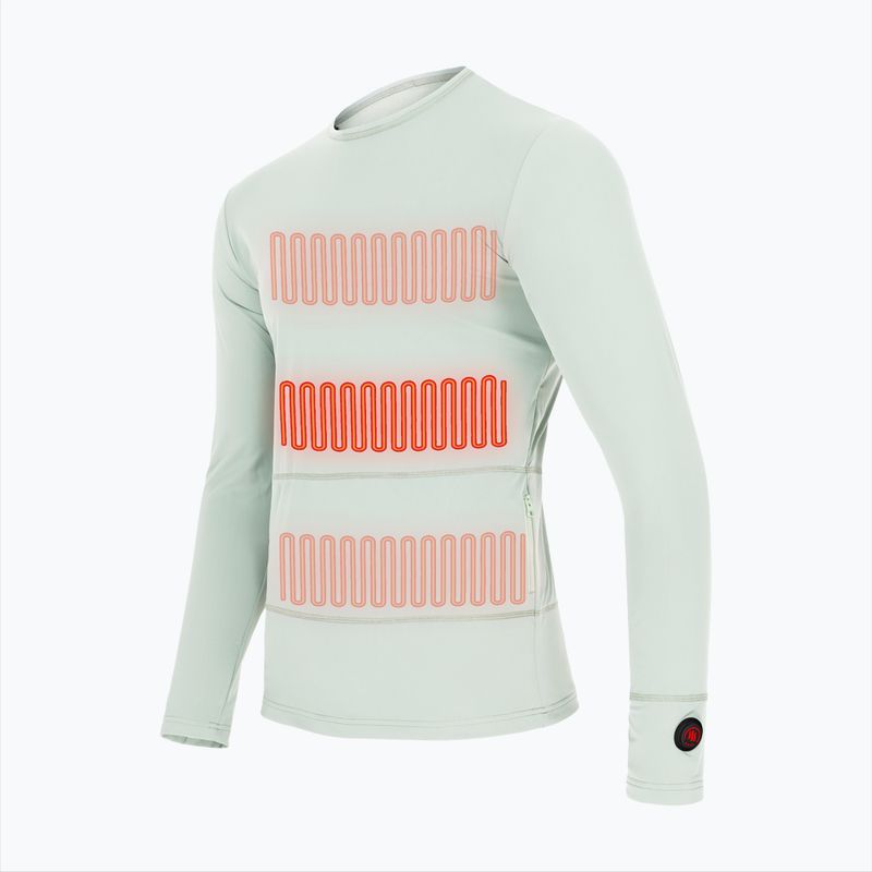 Glovii GJ1G heated sweatshirt grey 3