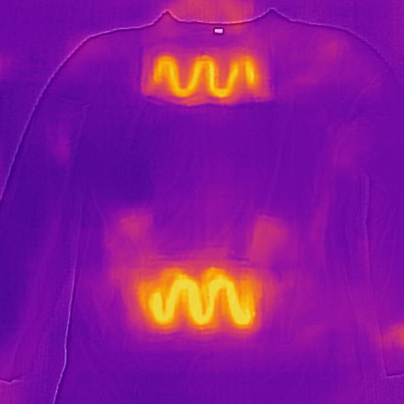 Glovii GJ1G heated sweatshirt grey 10