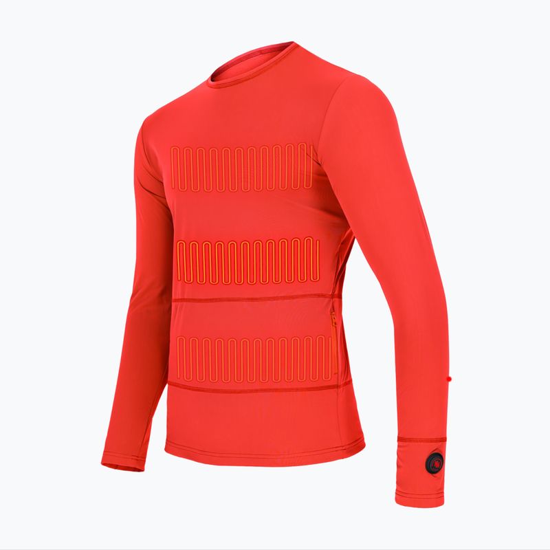 Glovii GJ1R heated sweatshirt red 3