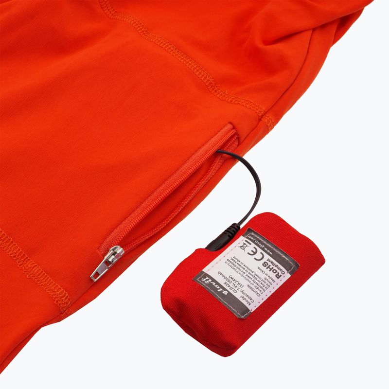 Glovii GJ1R heated sweatshirt red 5