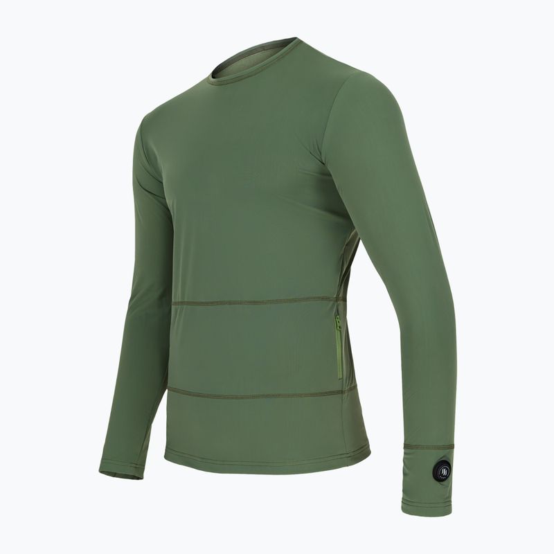 Glovii GJ1C heated sweatshirt green 5