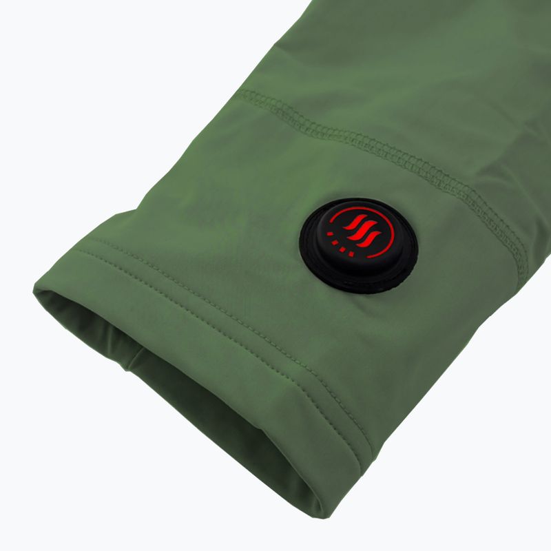 Glovii GJ1C heated sweatshirt green 11