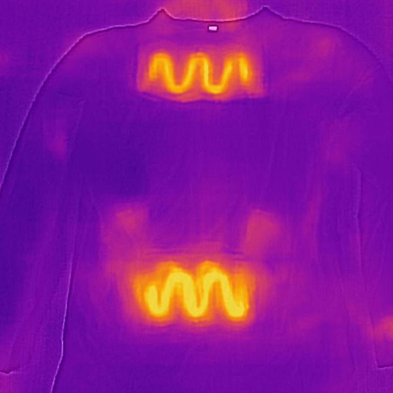 Glovii GJ1C heated sweatshirt green 11