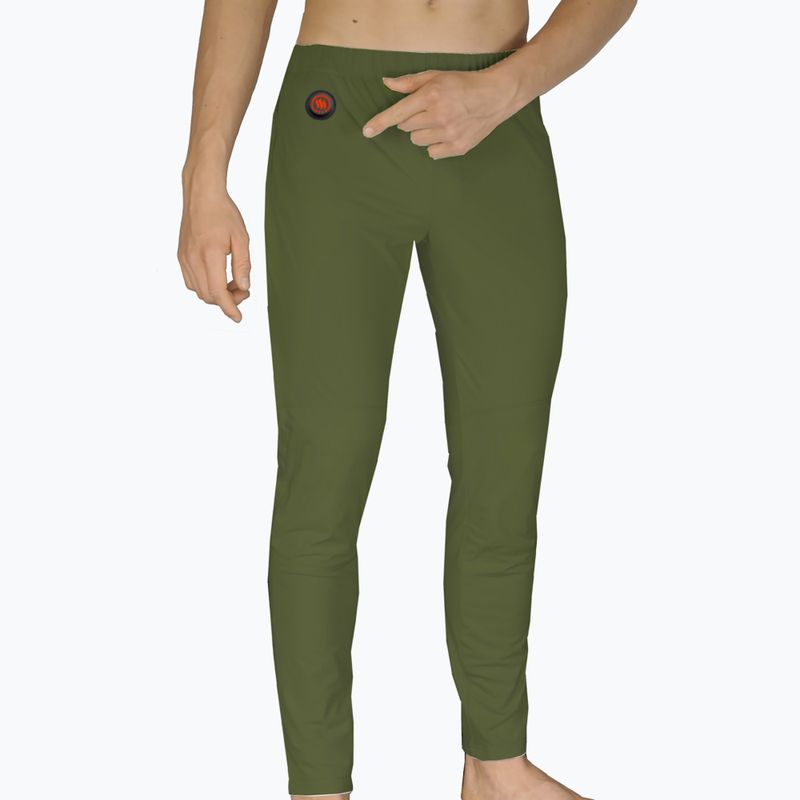 Glovii GP1C green heated trousers 2
