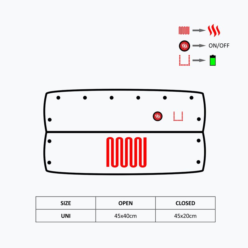 Heated muff with 4-in-1 function Glovii GF41 black 10