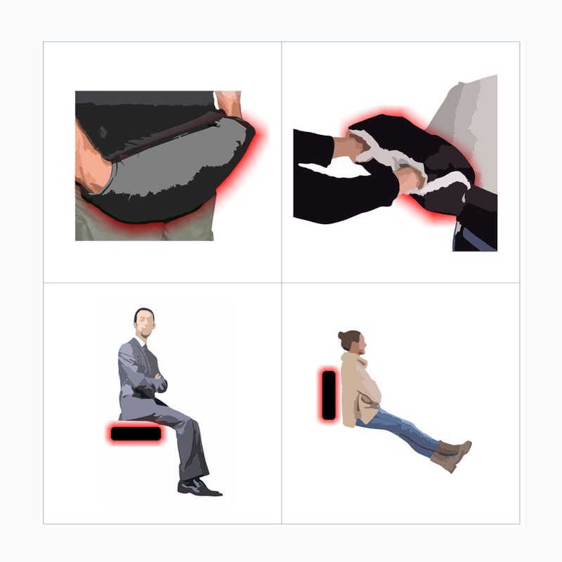 Heated muff with 4-in-1 function Glovii GF41 black 11