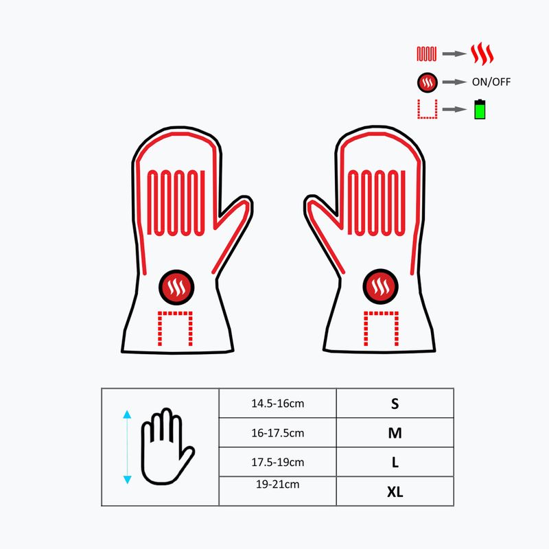 Glovii GZ1 heated gloves black 11
