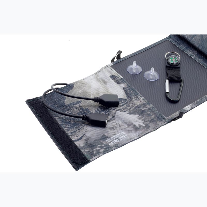 PowerNeed ES-5 18W solar panel black 2