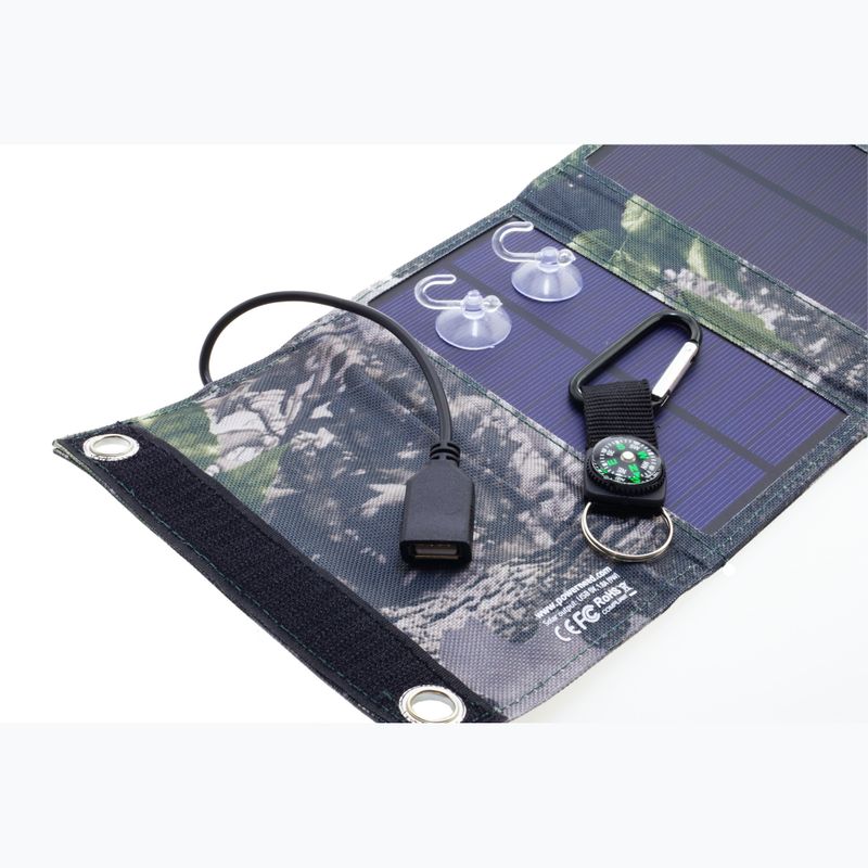 PowerNeed ES-6 9W solar panel black 2