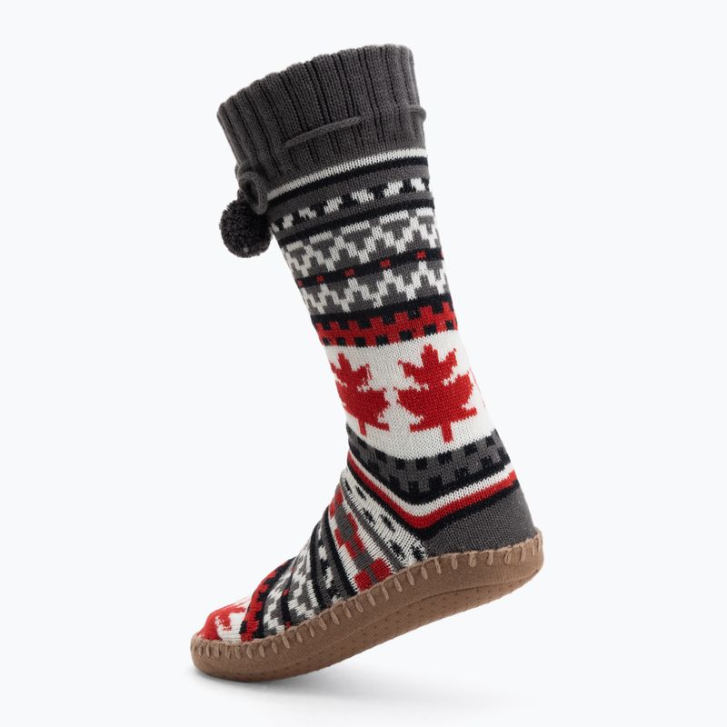 Glovii GOB white/red/grey heated slippers with socks 2