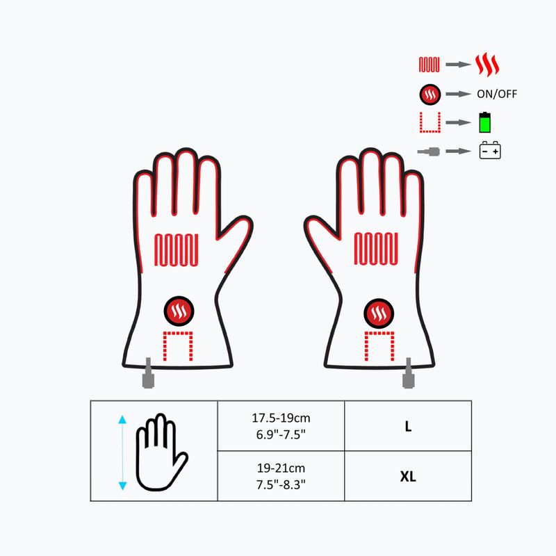 Glovii GDB heated gloves black 11
