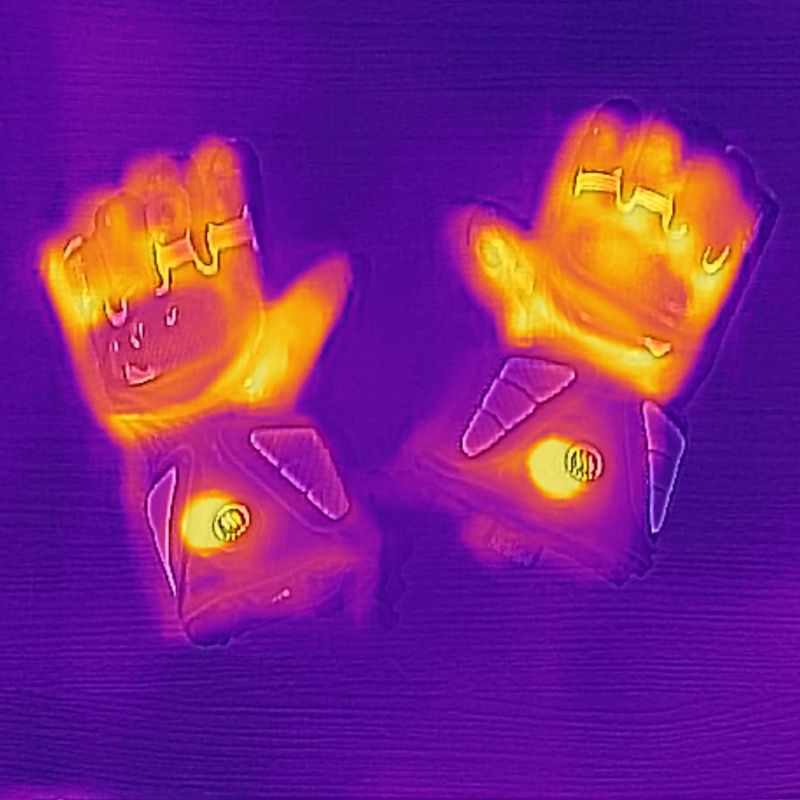 Glovii GDB heated gloves black 12