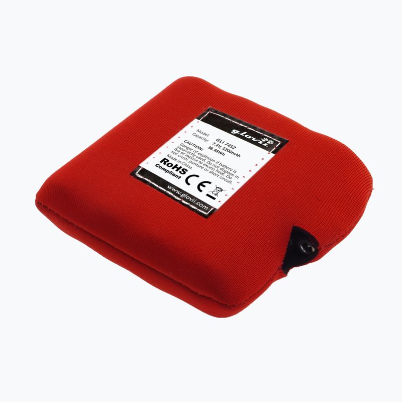 Battery for Glovii heated jacket GLI7452 red 2