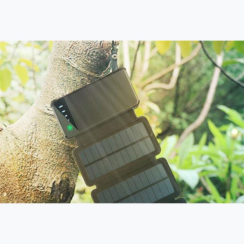 PowerNeed solar powerbank 8000mAh black 12