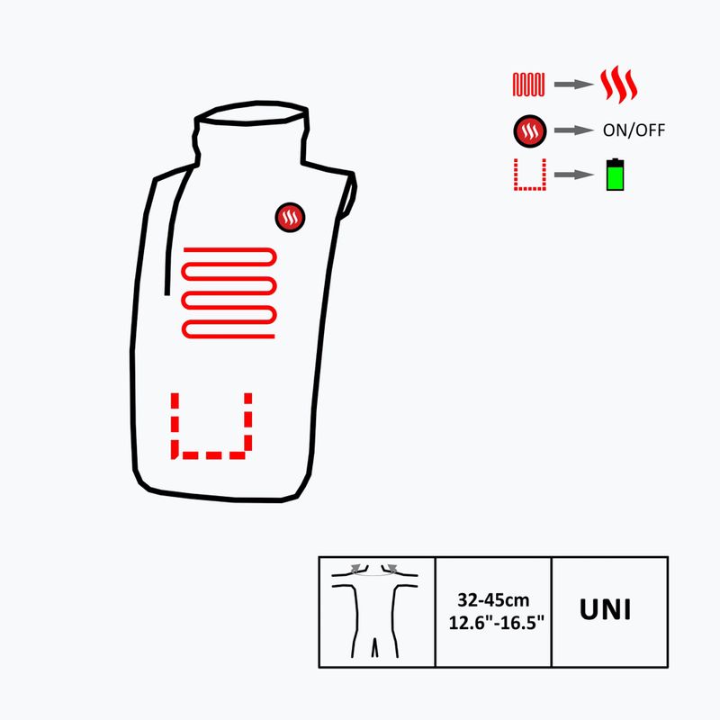 Glovii GA2M neck warmer black 10