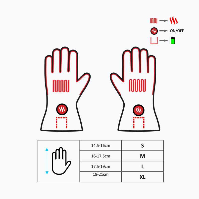 Glovii GS3 heated gloves beige 8