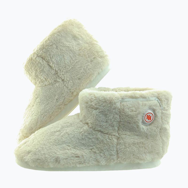 Glovii GQ7 beige heated slippers 2