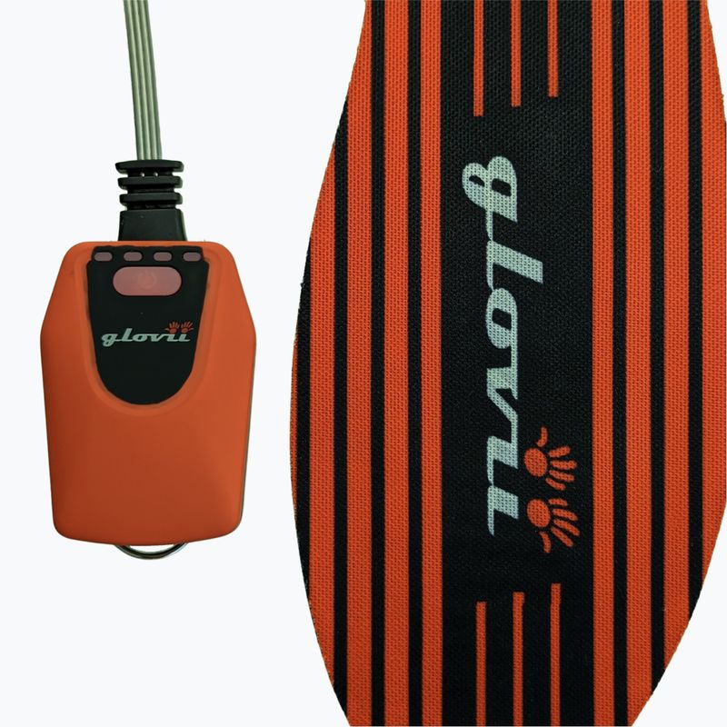Glovii GW4U heated ski boot inserts black/red 3