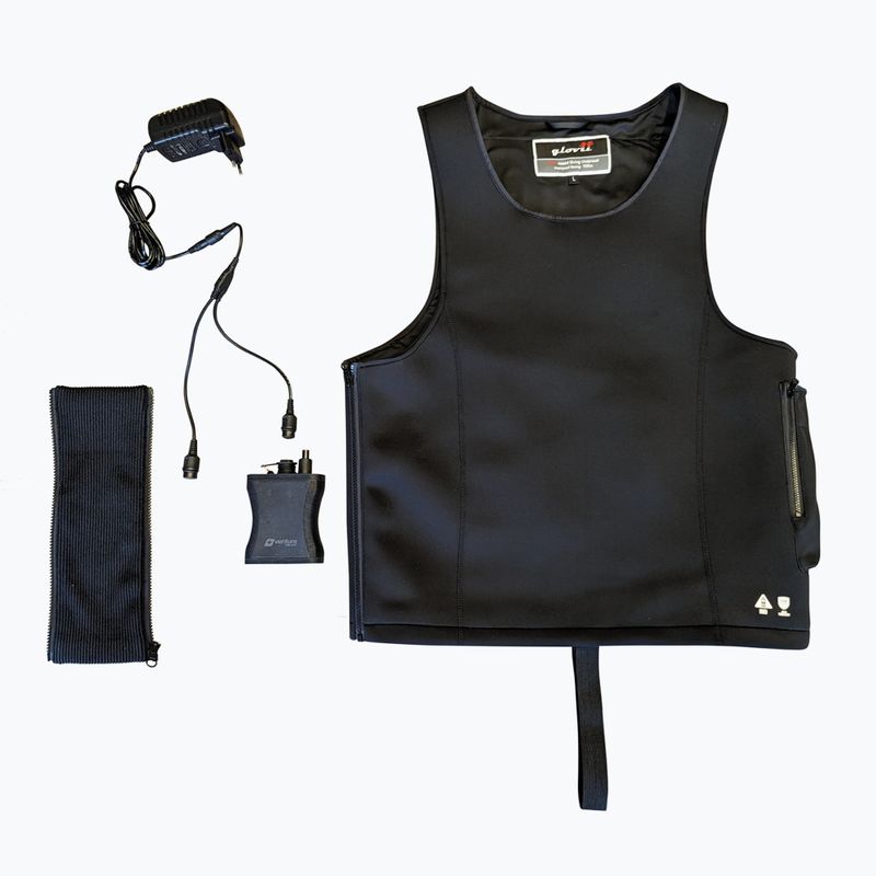 Glovii GMV1 neoprene heated waistcoat black 7