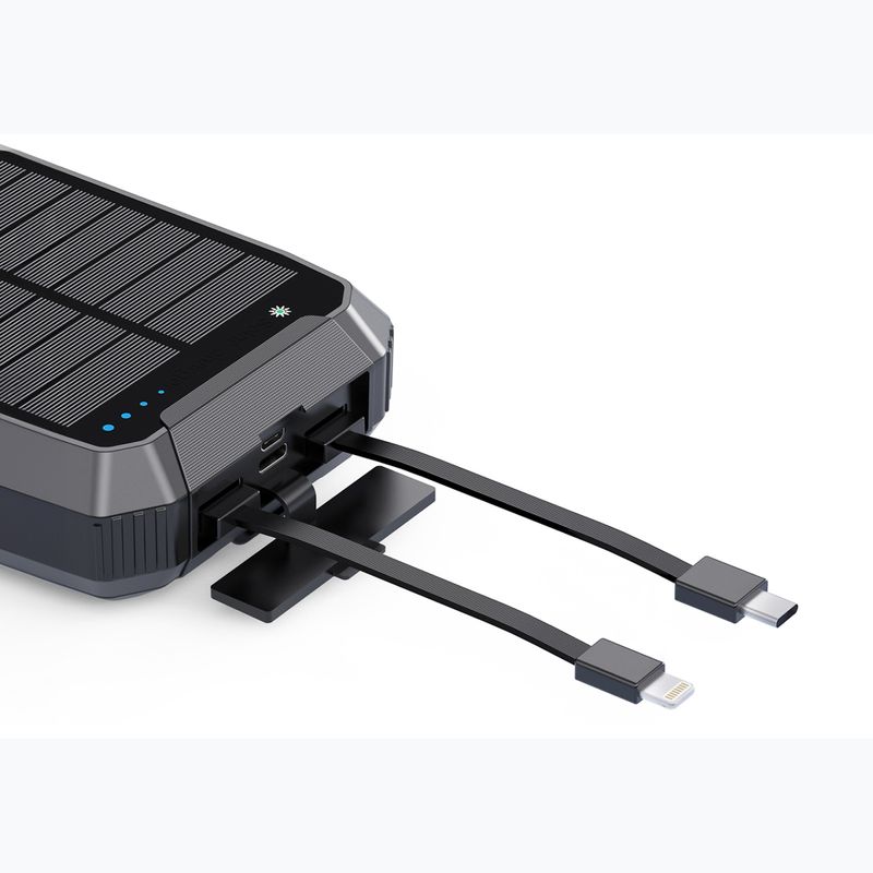 PowerNeed S20000Q solar powerbank 1.5W black 5