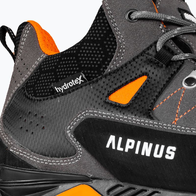 Alpinus The Ridge Mid Pro men's trekking boots anthracite/orange 9