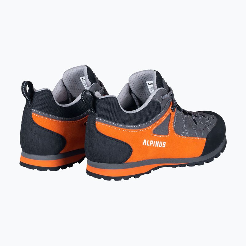 Men's Alpinus The Ridge Low Pro approach shoes anthracite/orange 10