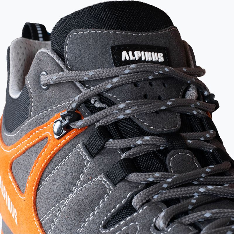 Men's Alpinus The Ridge Low Pro approach shoes anthracite/orange 11