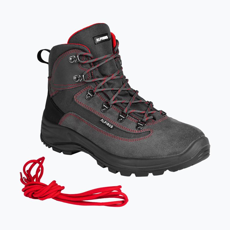 Alpinus Brahmatal High Active trekking boots graphite/red 10