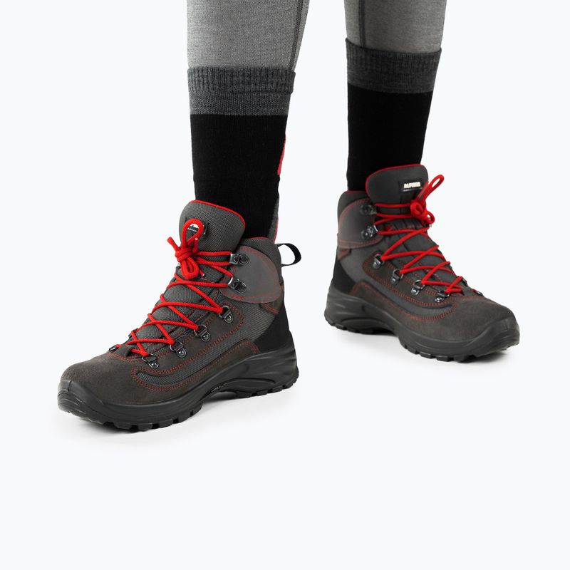 Alpinus Brahmatal High Active trekking boots graphite/red 13