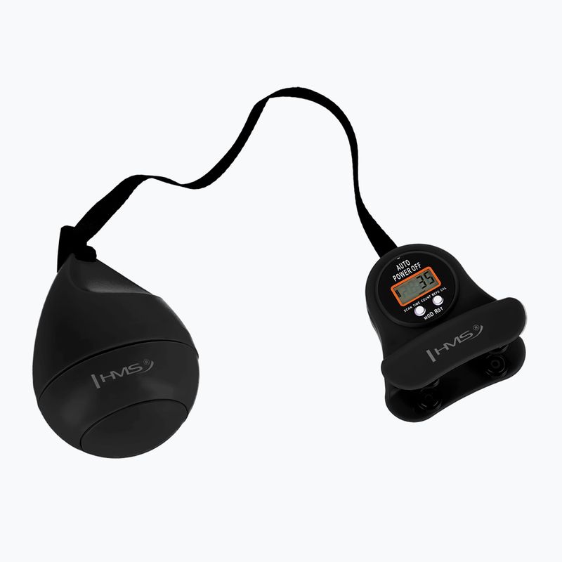 Hula hop with weight and counter HMS HHM13 black/gold 8
