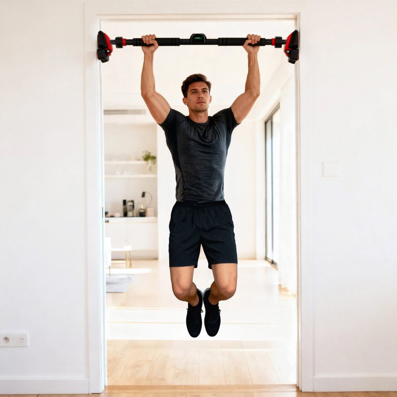 Pull-up bar HMS DD500 black/red 11