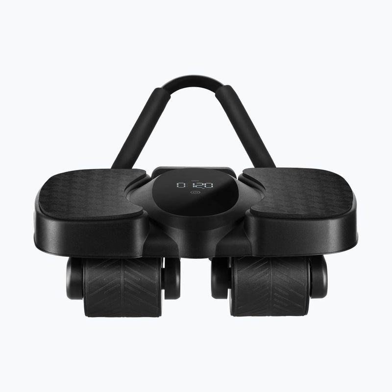 Automatic ab wheel for abdominal muscle exercises with support and display HMS KA40 black 3