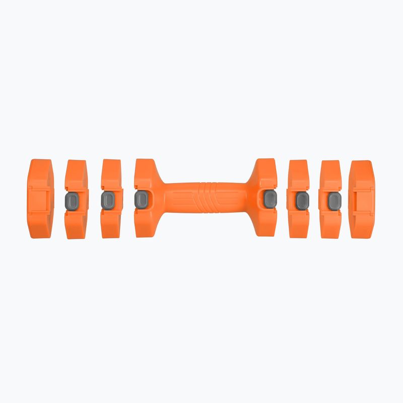 Adjustable dumbells HMS HL03 2 x 2,5 kg orange 3
