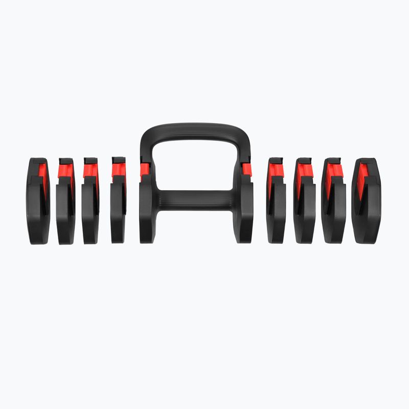Adjustable dumbbell HMS HL05 3in1 11,34 kg kg black/red 2